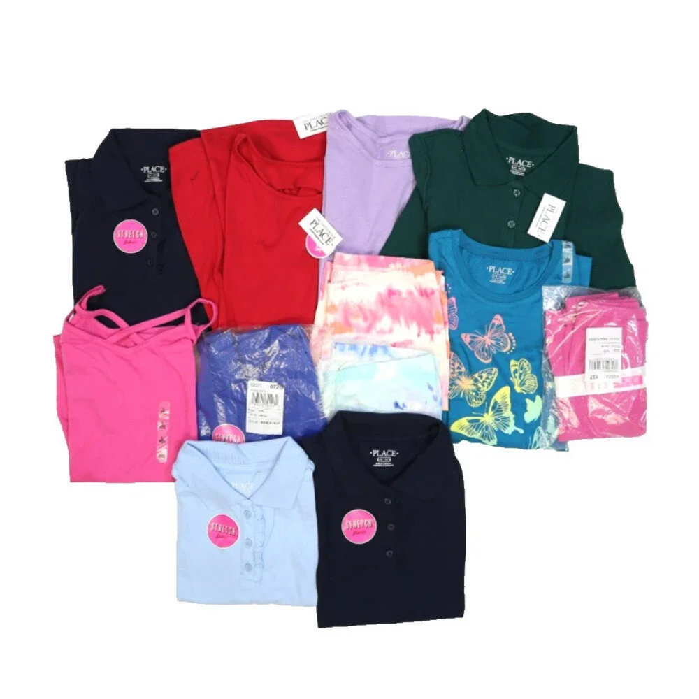 The Childrens Place Lot Of 12 Girls Size Large 10/12 Mixed Season Tops Bottoms